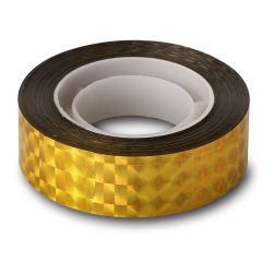 Обмотка для гимнастического обруча (ширина 1.2 см, длина 10 м) золотистый