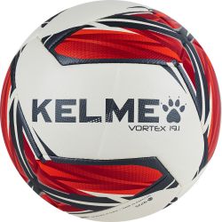 Мяч футбольный KELME Vortex 19.1 №5 (ПУ) бело-красный Мяч футбольный KELME Vortex 19.1 №5 (ПУ) бело-красный