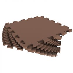 Мягкий пол универсальный 0,99х0,99 м (0,33x0,33 м) коричневый