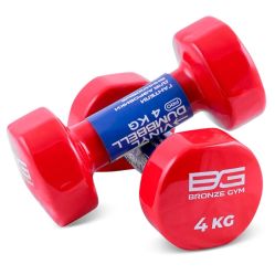 Гантели для аэробики виниловые BRONZE GYM BG-FA-VD 4 кг