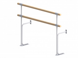 Хореографический (балетный) станок напольный пристенный двухрядный 2000 мм (сосна) СТ-94 Хореографический (балетный) станок напольный пристенный двухрядный 2000 мм (сосна) СТ-94