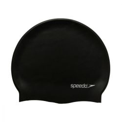 Шапочка для плавания SPEEDO Flat Silicone Cap (черный) Шапочка для плавания SPEEDO Flat Silicone Cap (черный)