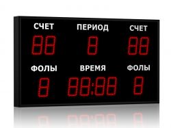 Универсальное табло 900x500 мм R 0.5 Кд (6 индикаторов)