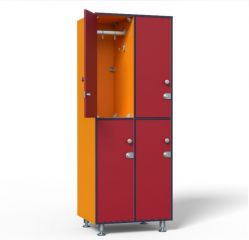 Шкаф для раздевалок HPL ТС 1-20 600х500х1850 мм