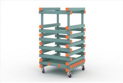 Корзина для нудлов 60х60х100см