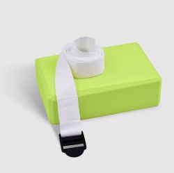 Блок для йоги с ремнем PRCTZ YOGA STRAP & BLOCK 2-PIECE SET Блок для йоги с ремнем PRCTZ YOGA STRAP & BLOCK 2-PIECE SET