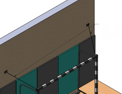 Страховочная система для крепления мини-футбольных ворот к стене СТ-465