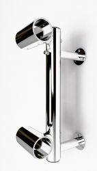 Кронштейн для хореографического (балетного) станка настенный двухрядный М22 (нержавеющая сталь)