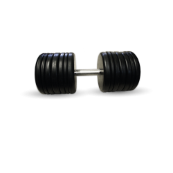 Гантель с вращающейся ручкой КЛАССИК (51-60 кг) MB Barbell MB-FdbEM-B 60 кг