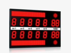 Табло для большого тенниса 1500х1000 мм R 0.5 Кд