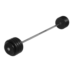 Штанга неразборная 50 кг черная MB Barbell MB-BarMW-B50