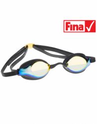 Очки стартовые MADWAVE Record breaker Mirror (желтый) Очки стартовые MADWAVE Record breaker Mirror (желтый)