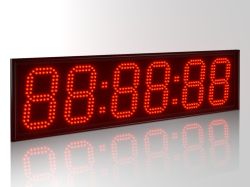 Табло для хоккея 770x200 мм R 0.5 Кд красный* Табло для хоккея 770x200 мм R 0.5 Кд красный*