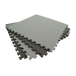 Мягкий пол универсальный 1,2х1,2 м (модуль 0,6x0,6 м) черно-серый