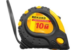 Рулетка Стандарт 10 м (прорезиненная, с магнитом 25 мм)