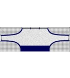 Футбольный тренажер Экран - сетка 7х2 м