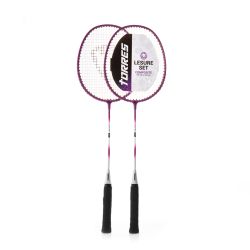 Набор для бадминтона TORRES Leisure Set (2 ракетки) фиолетовый Набор для бадминтона TORRES Leisure Set (2 ракетки) фиолетовый