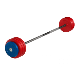 Штанга неразборная 40 кг цветная MB Barbell MB-BarMW-C40