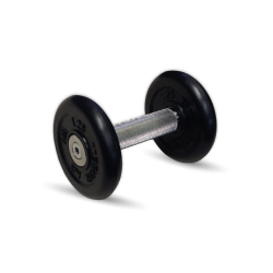 Гантель с невращающейся ручкой ПРОФИ (3,5-26 кг) MB Barbell MB-FdbM-BN 3,5 кг