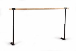 Хореографический (балетный) станок напольный однорядный 2000 мм черный глянец