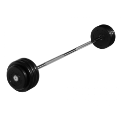 Штанга неразборная 40 кг черная MB Barbell MB-BarMW-B40