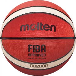 Мяч баскетбольный MOLTEN B6G2000 №6 FIBA Approved Level III (резина) Мяч баскетбольный MOLTEN B6G2000 №6 FIBA Approved Level III (резина)