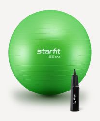 Фитбол STARFIT GB-109 55 см (с ручным насосом) зеленый