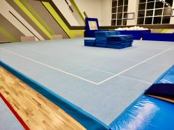 Ковер гимнастический для вольных упражнений 14х14 м (с помостом) Ковер гимнастический для вольных упражнений 14х14 м (с помостом)