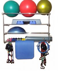 Консоль 4-х уровневая для фитболов, медболов, ковриков и гантелей