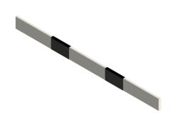 Планка для л/а барьера (ПВХ 90х20) СТ-581