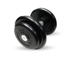 Гантель с вращающейся ручкой ПРОФИ (3,5-26 кг) MB Barbell MB-FdbM-B 16 кг
