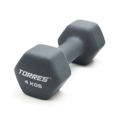 Гантель металлическая в неопреновой оболочке TORRES 4 кг