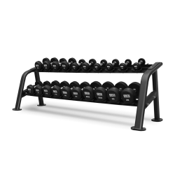 Набор обрезиненных гантелей BRONZE GYM BGDBR025-250 2.5-25 кг (10 пар) без стойки Набор обрезиненных гантелей BRONZE GYM BGDBR025-250 2.5-25 кг (10 пар) без стойки