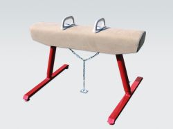 Конь гимнастический маховый с ручками Профессиональный