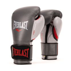 Перчатки тренировочные EVERLAST Powerlock (серо-красный) Перчатки тренировочные EVERLAST Powerlock (серо-красный)