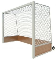 Ворота для хоккея на траве алюминиевые 3,66х2,14х0,9х1,2 м переносные SPORTWERK (SpW-AX-2P)