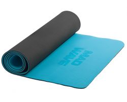 Коврик для йоги MADWAVE Yoga Mat TPE double layer 183х61х0,6 см (голубой) Коврик для йоги MADWAVE Yoga Mat TPE double layer 183х61х0,6 см (голубой)