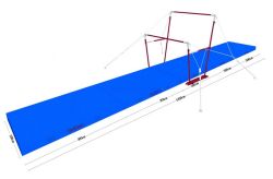 Маты обкладочные для разновысоких брусьев TAISHAN TQ1512A FIG Approved