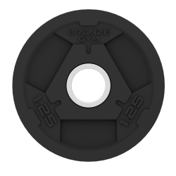 Диск олимпийский обрезиненный BRONZE GYM BGPLR 1,25 кг