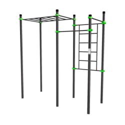Воркаут (2 перекладины, шведская стенка, рукоход классический) ZAVODSPORTA W218