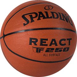 Мяч баскетбольный SPALDING React TF 250 №7 (ПУ) Мяч баскетбольный SPALDING React TF 250 №7 (ПУ)