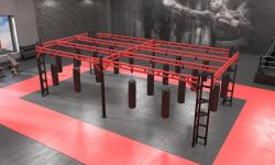 Рама для боксерских мешков 9х4,5 м Рама для боксерских мешков 9х4,5 м