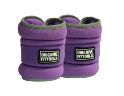 Утяжелители универсальные Original FitTools 1 кг (сиреневые) Утяжелители универсальные Original FitTools 1 кг (сиреневые)