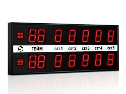 Табло для большого тенниса 1000х400 мм