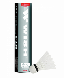 Набор воланов для бадминтона WISH S-320 нейлон (6 шт.)