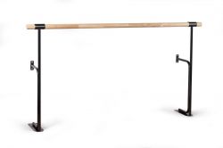 Хореографический (балетный) станок напольный пристенный однорядный 1500 мм черный глянец