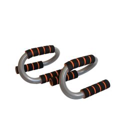 Упоры для отжимания (хром, мягкие неопреновые ручки) оранжевый