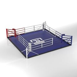Ринг боксерский напольный TOTALBOX РНБ 4 монтажная площадь 5,1х5,1 м (размер по канатам 4х4 м) Ринг боксерский напольный TOTALBOX РНБ 4 монтажная площадь 5,1х5,1 м (размер по канатам 4х4 м)