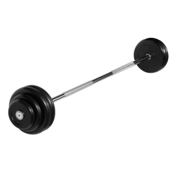 Штанга неразборная 32,5 кг черная MB Barbell MB-BarMW-B32,5