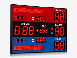 Табло для самбо 1250x950 мм